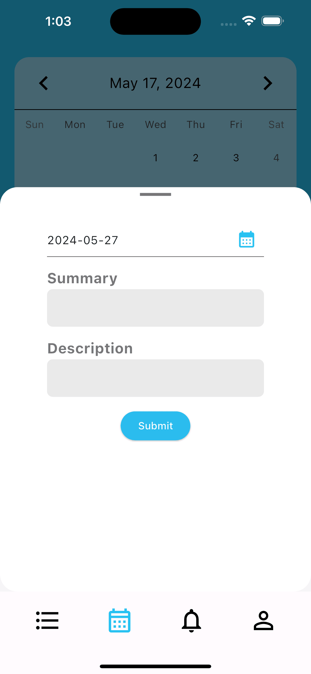 Flutter 일정관리 앱